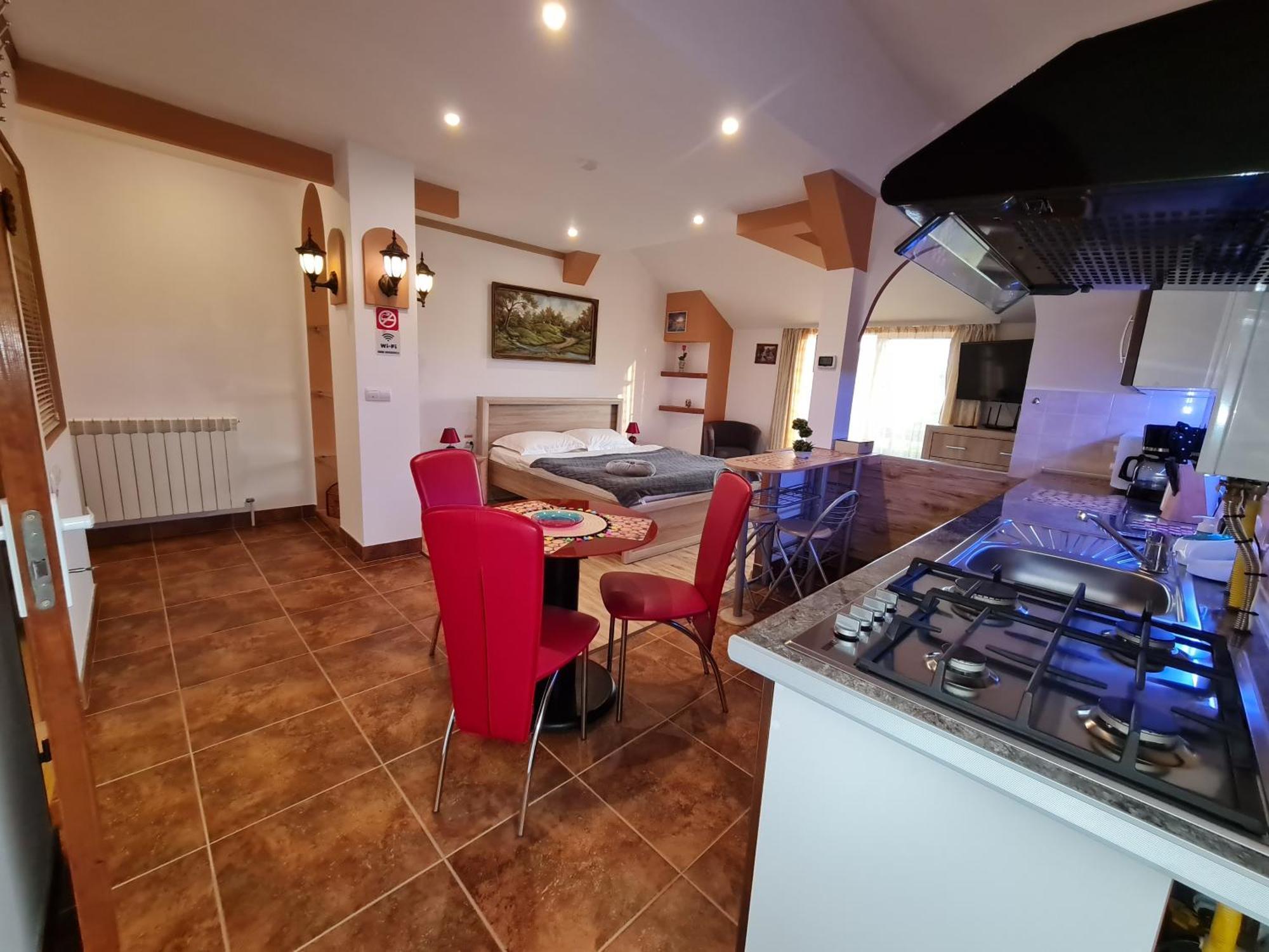 Apartamento Casa Aryan Sînpetru Habitación foto